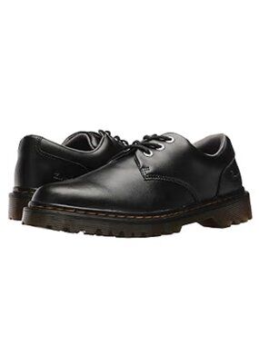 Dr. Martens Kent Oxford Black Leather Lace-Up Shoes Men's Size 9
